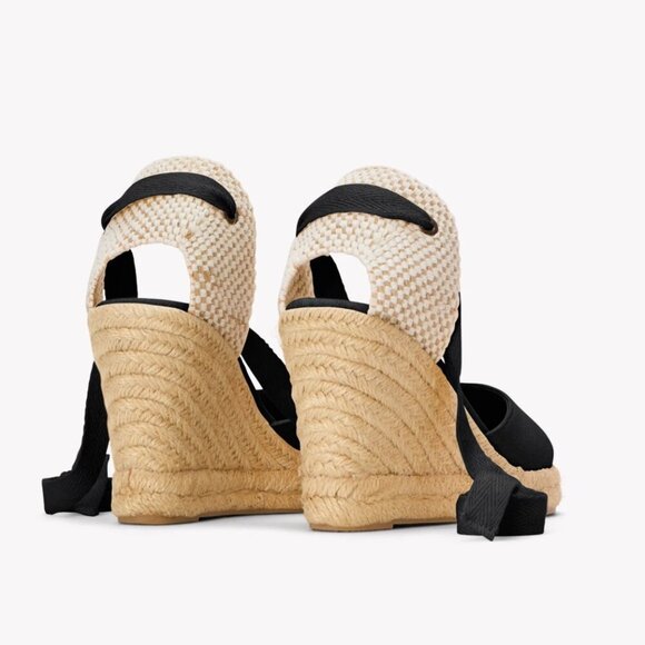 EUC Soludos Marseille Wedge in Black, size 10 - Picture 3 of 11